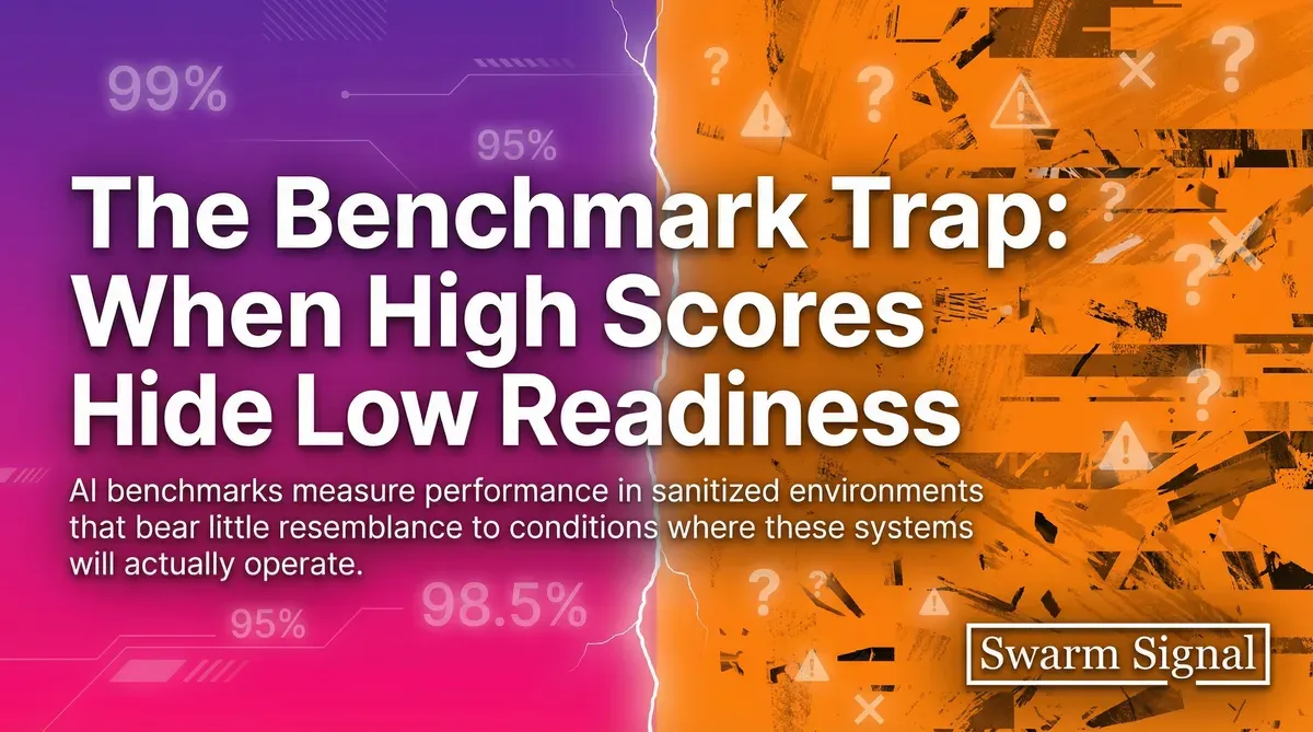 The Benchmark Trap: When High Scores Hide Low Readiness