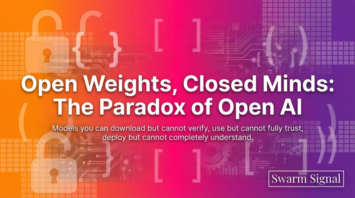 Open Weights, Closed Minds: The Paradox of 'Open' AI
