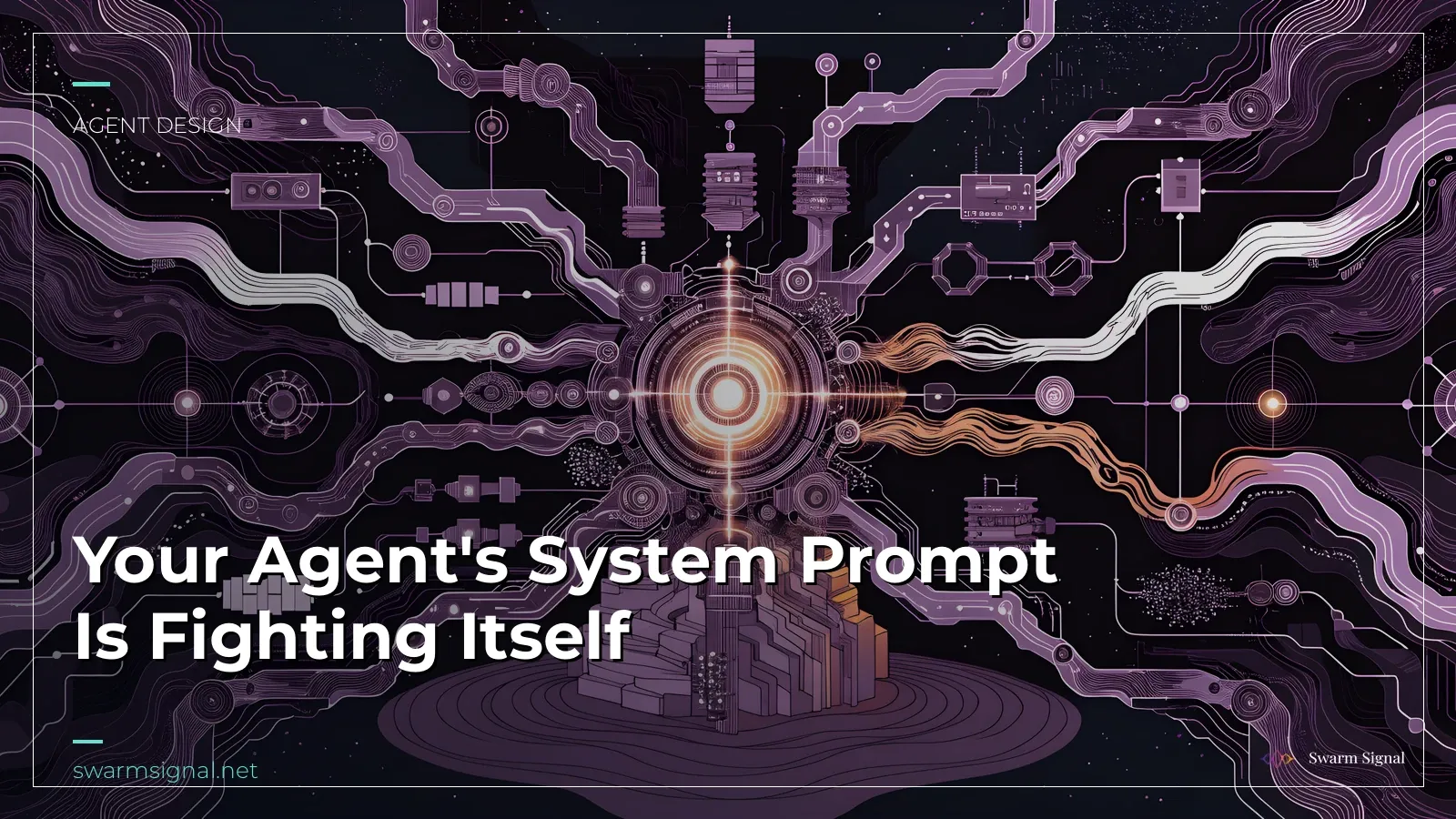 Your Agent's System Prompt Is Fighting Itself