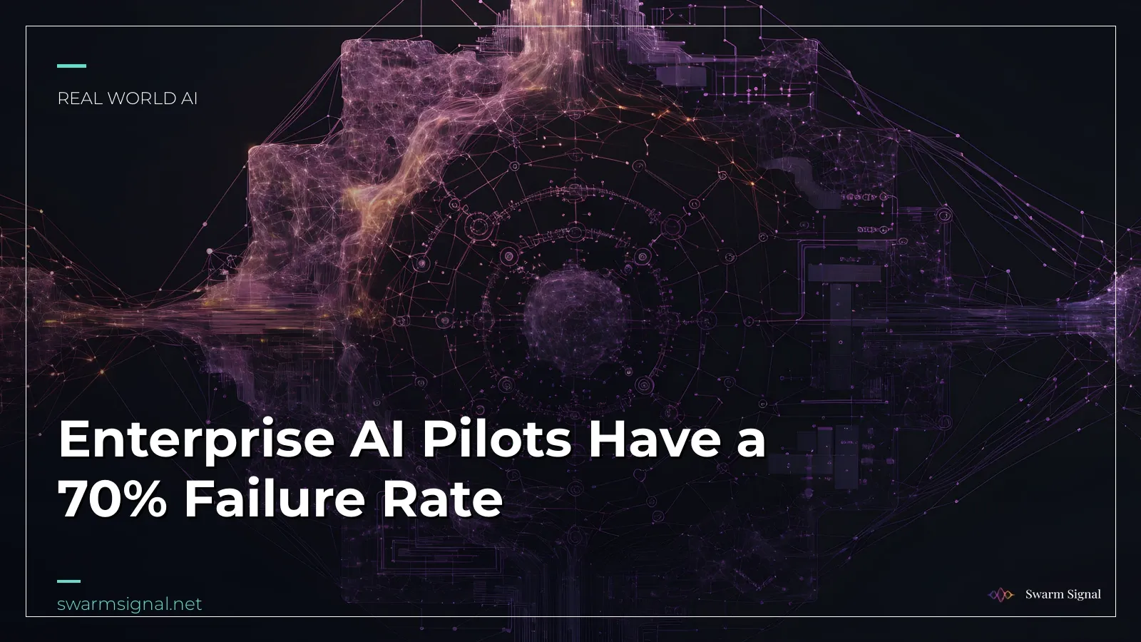 Enterprise AI Pilots Have a 70% Failure Rate