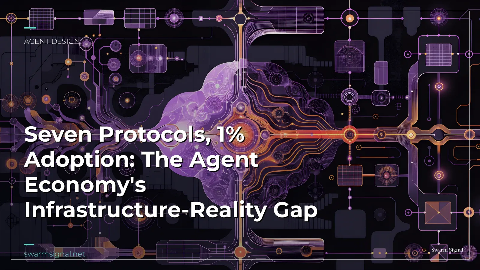 Seven Protocols, 1% Adoption: The Agent Economy's Infrastructure-Reality Gap