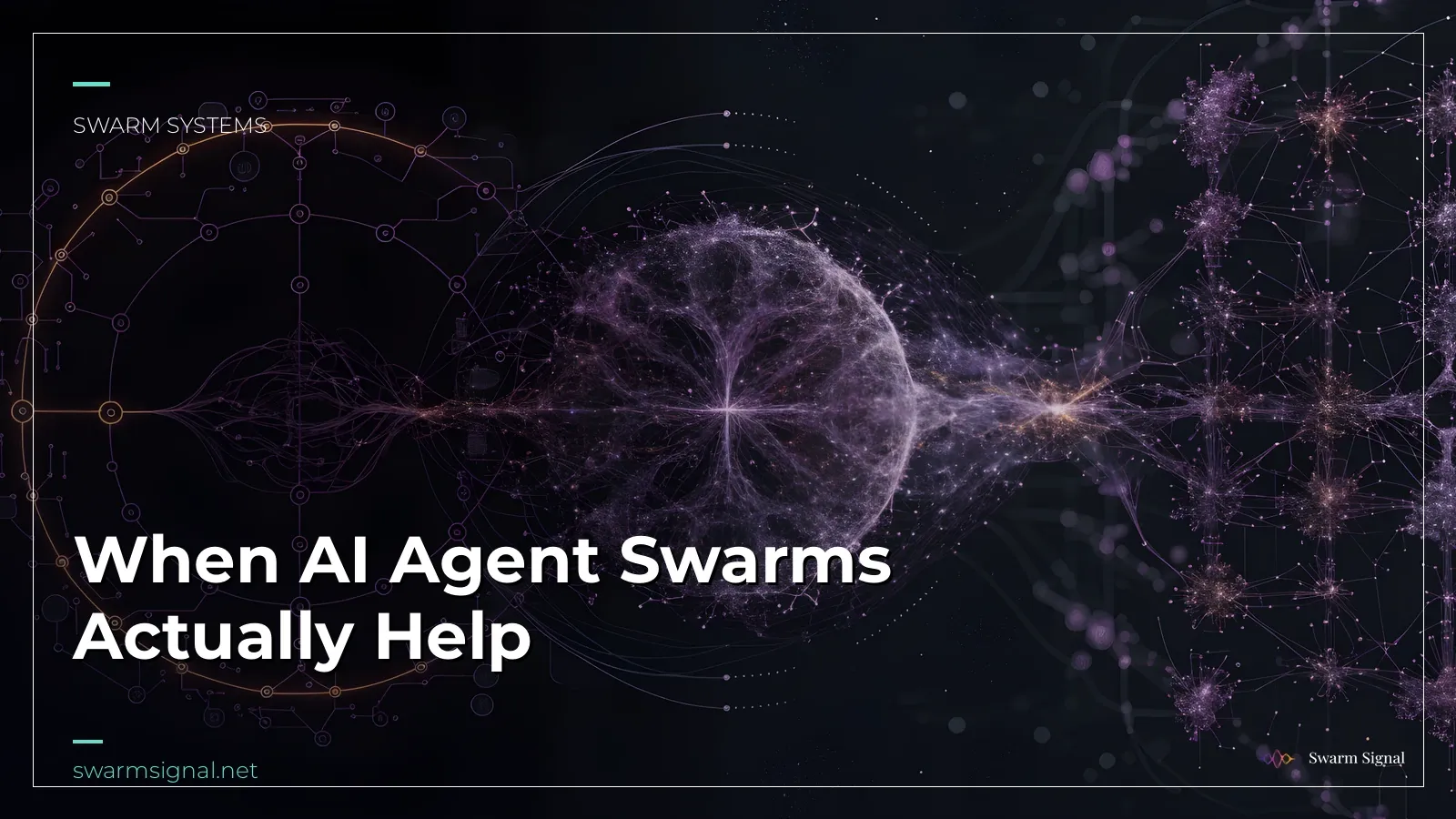 When AI Agent Swarms Actually Help