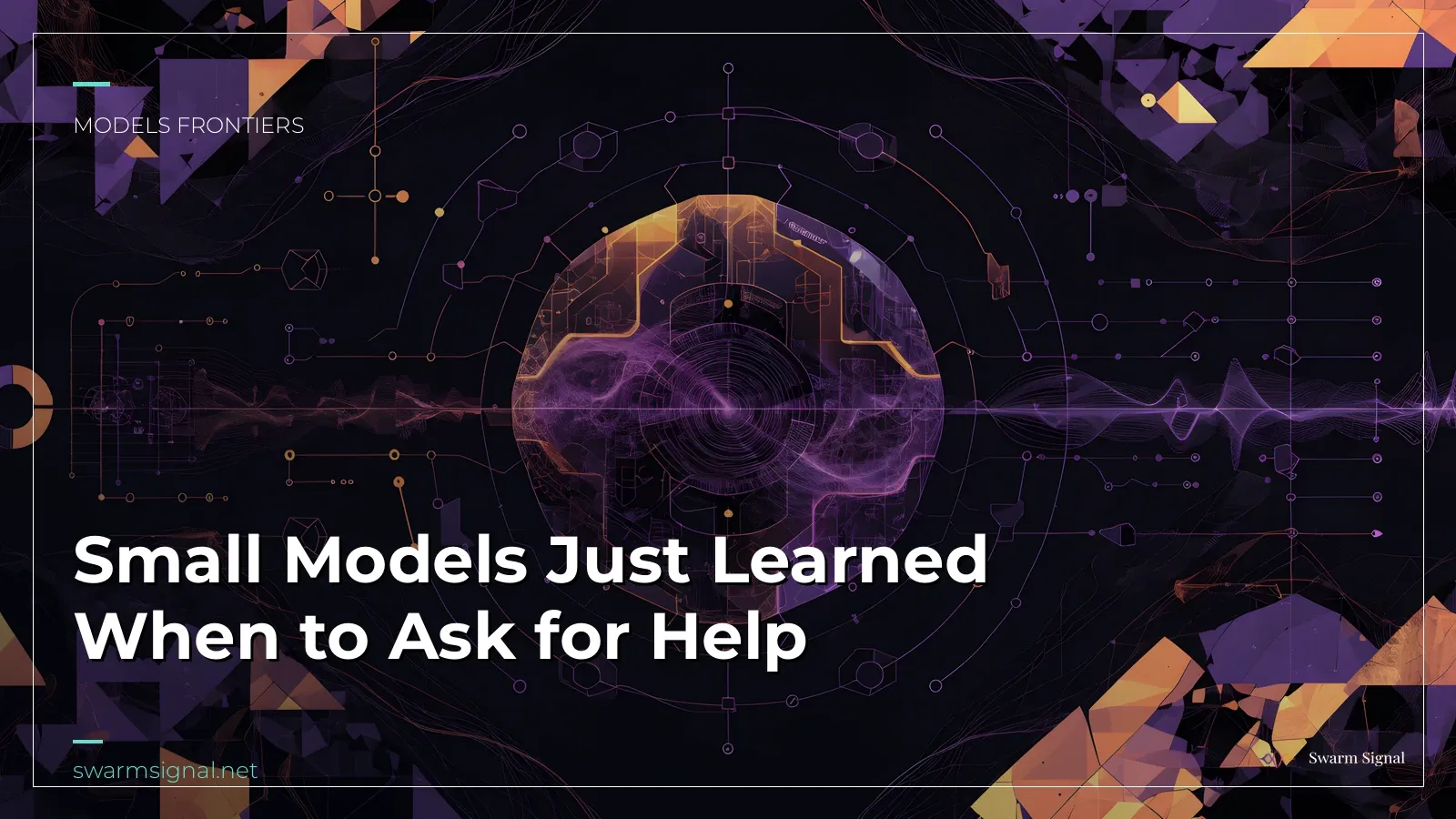 Small Models Just Learned When to Ask for Help