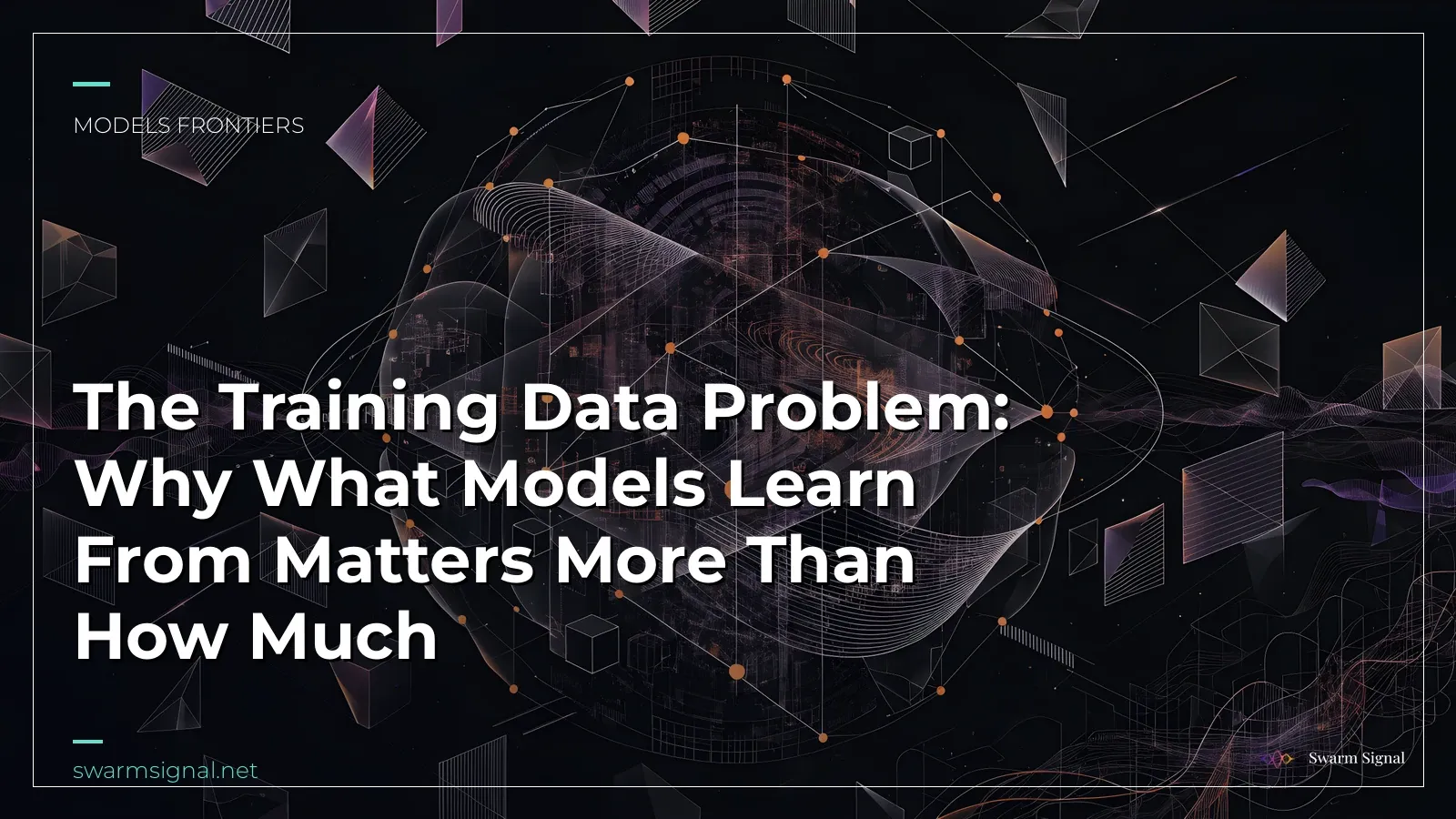 The Training Data Problem: Why What Models Learn From Matters More Than How Much