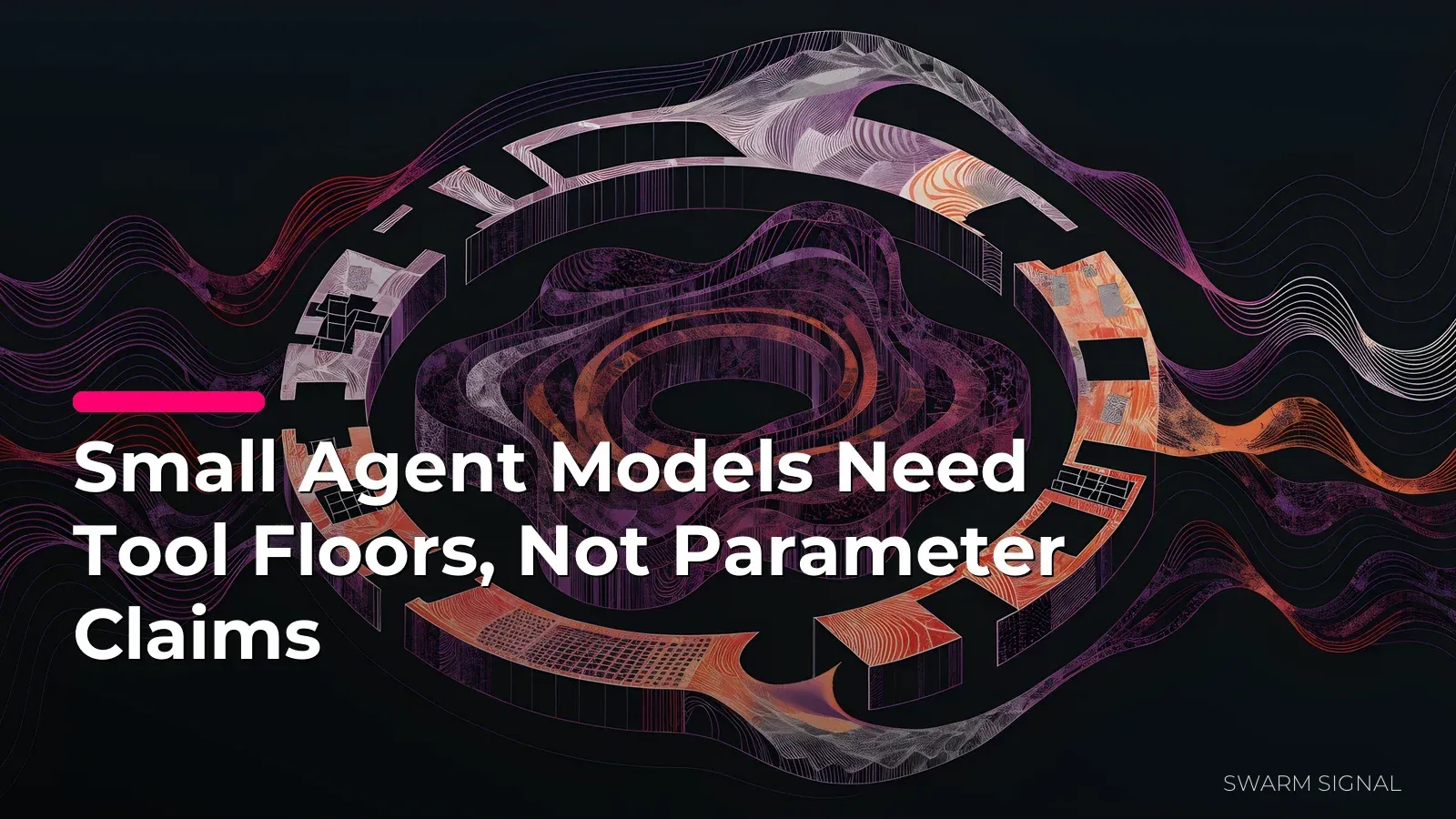 Small Agent Models Need Tool Floors, Not Parameter Claims